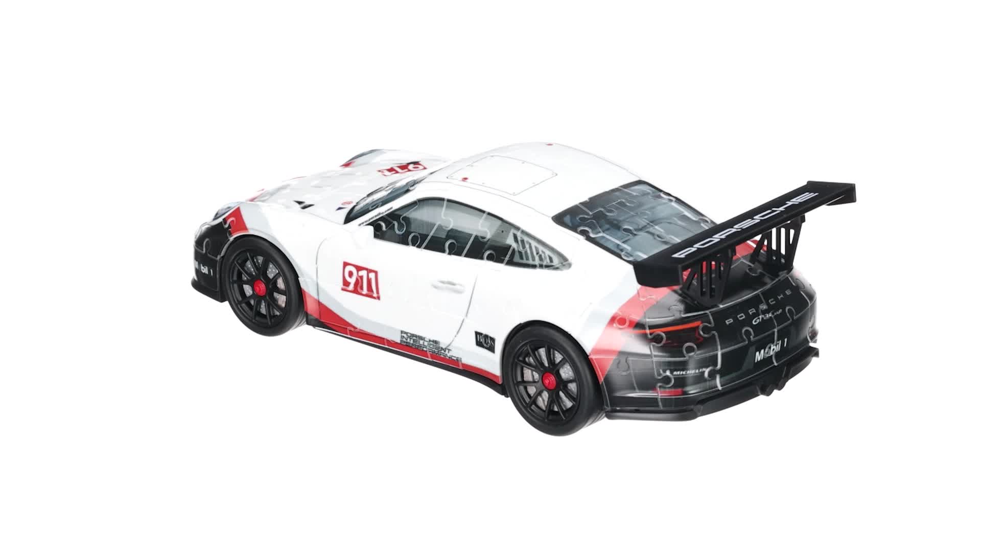 Ravensburger - 3D Puzzle Porsche 911 GT3 Cup , Vehiculos, 108